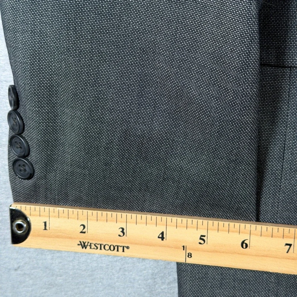 Arrow USA 1851 Mens 40 Short Charcoal Grey 3 Button Suit Separate Blazer A922023